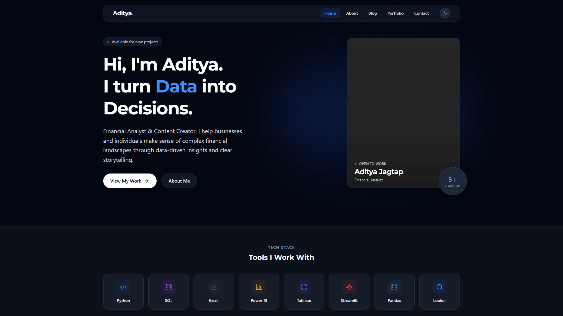 Aditya Jagtap Portfolio